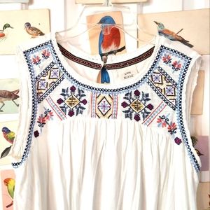 Embroidered Knox Rose Blouse